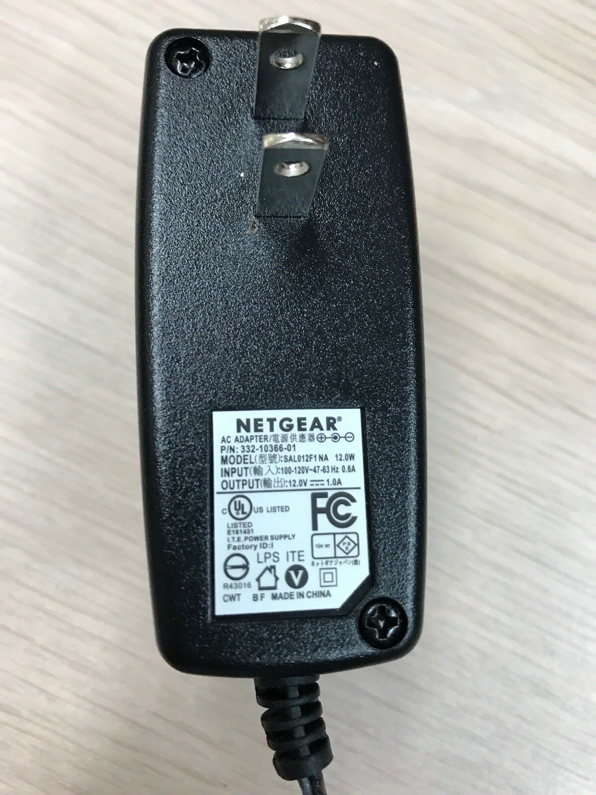 *Brand NEW* 12V 1.0A Netgear SAL012F1-NA AC Adapter Power Supply